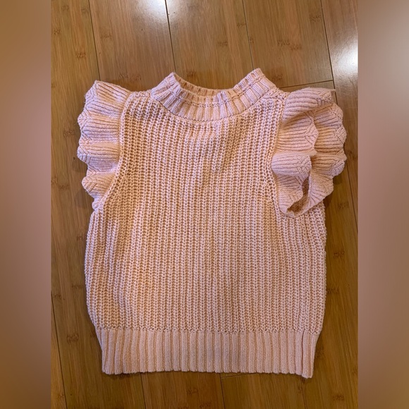 Universal Thread Pink Ruffle Sweater - Picture 2 of 4
